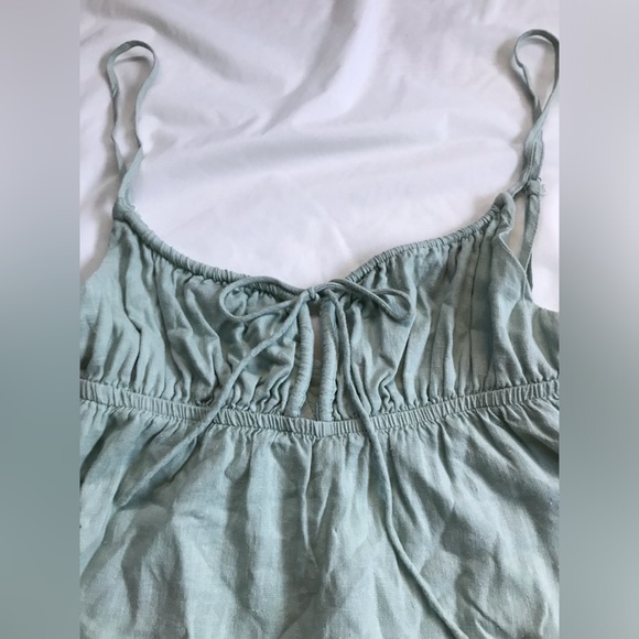 Princess Polly sage green mini dress - Picture 2 of 4